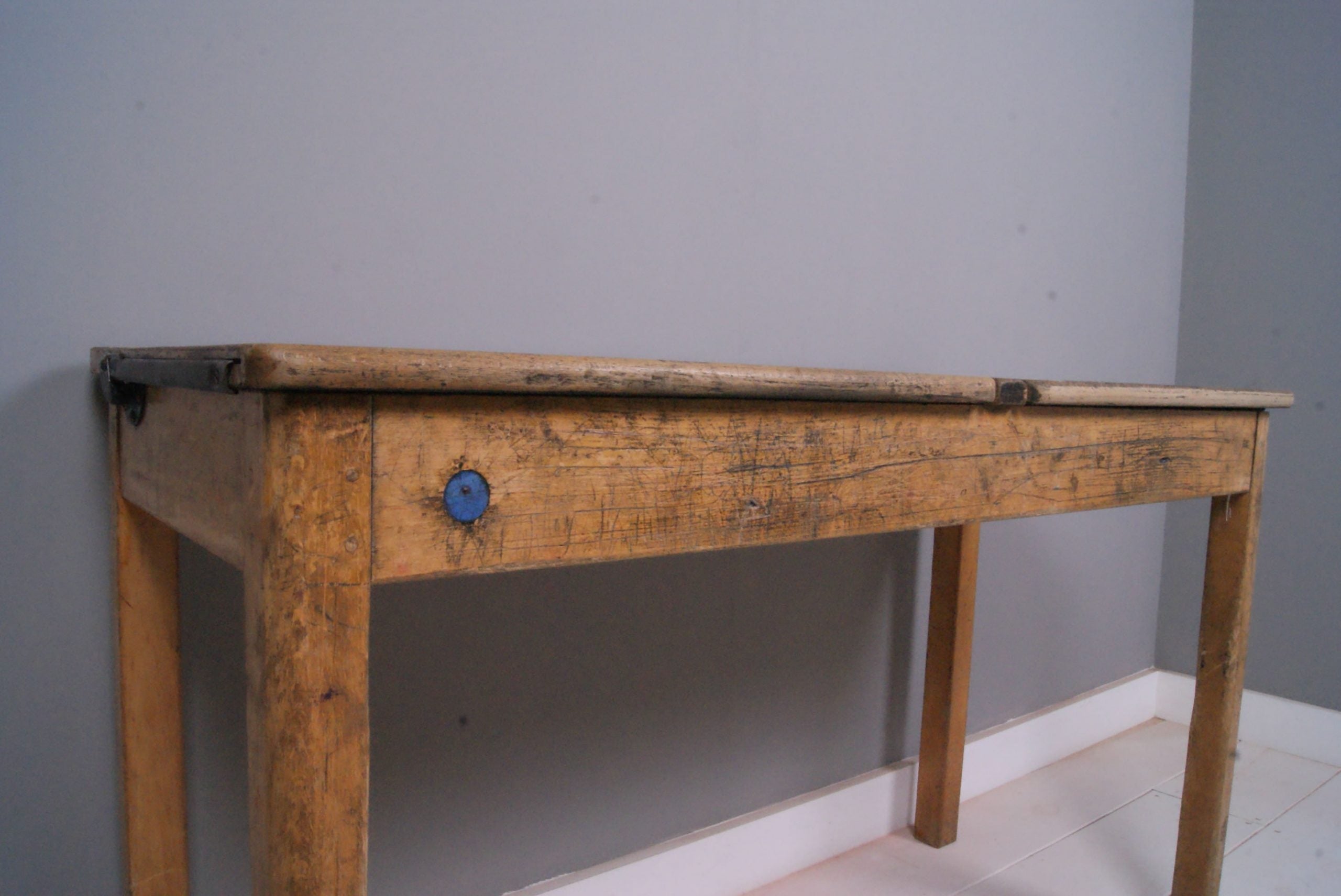 Children's Vintage Wooden School Desks