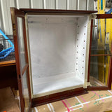 Glass Cabinet with India Yellow Inside