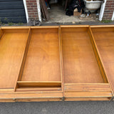 Two Single Wooden Bookcases