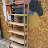 Two Foldable Wooden Shelving Units