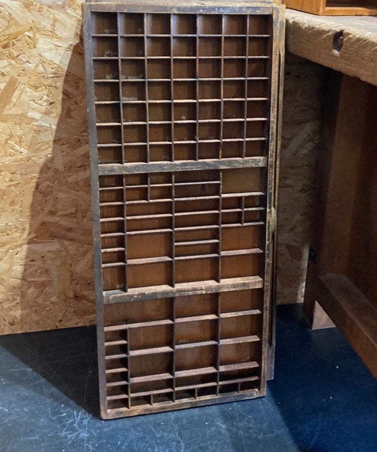 Letterpress-tray