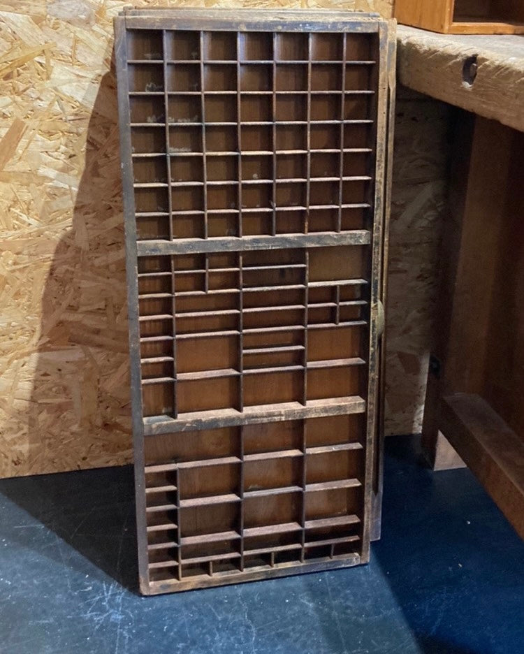 Letterpress-tray