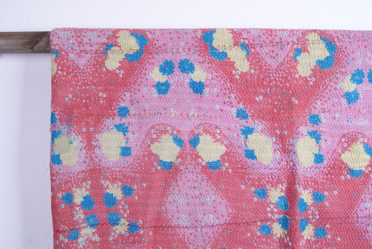 Pink Kantha from India