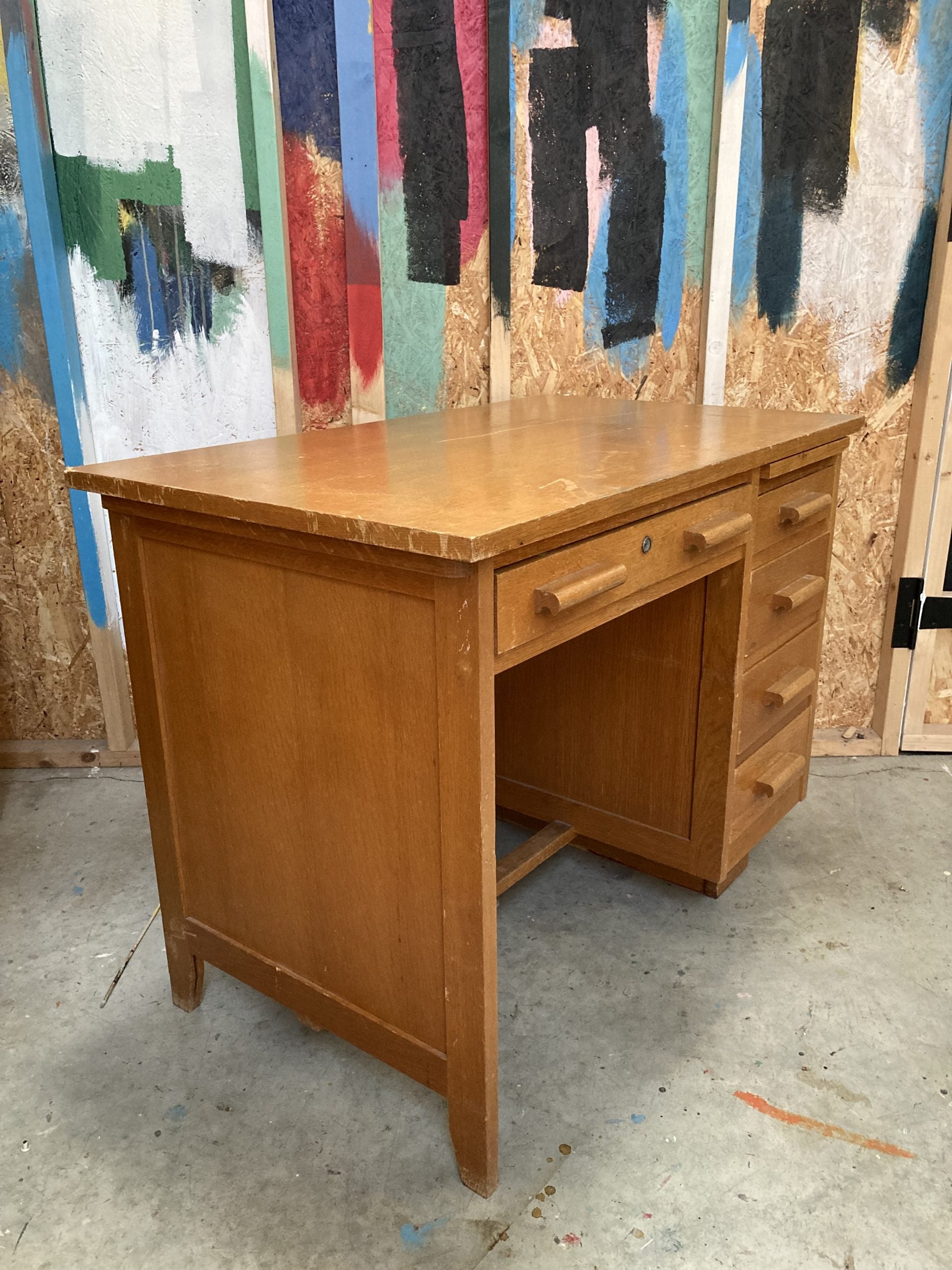 French-wooden-desk-with-drawers-1