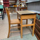 Single School Desk and Chair