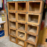 Shoe storage unit with Birch Ply Tops