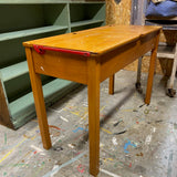 Children's Double School Desk with Lift Up Lids
