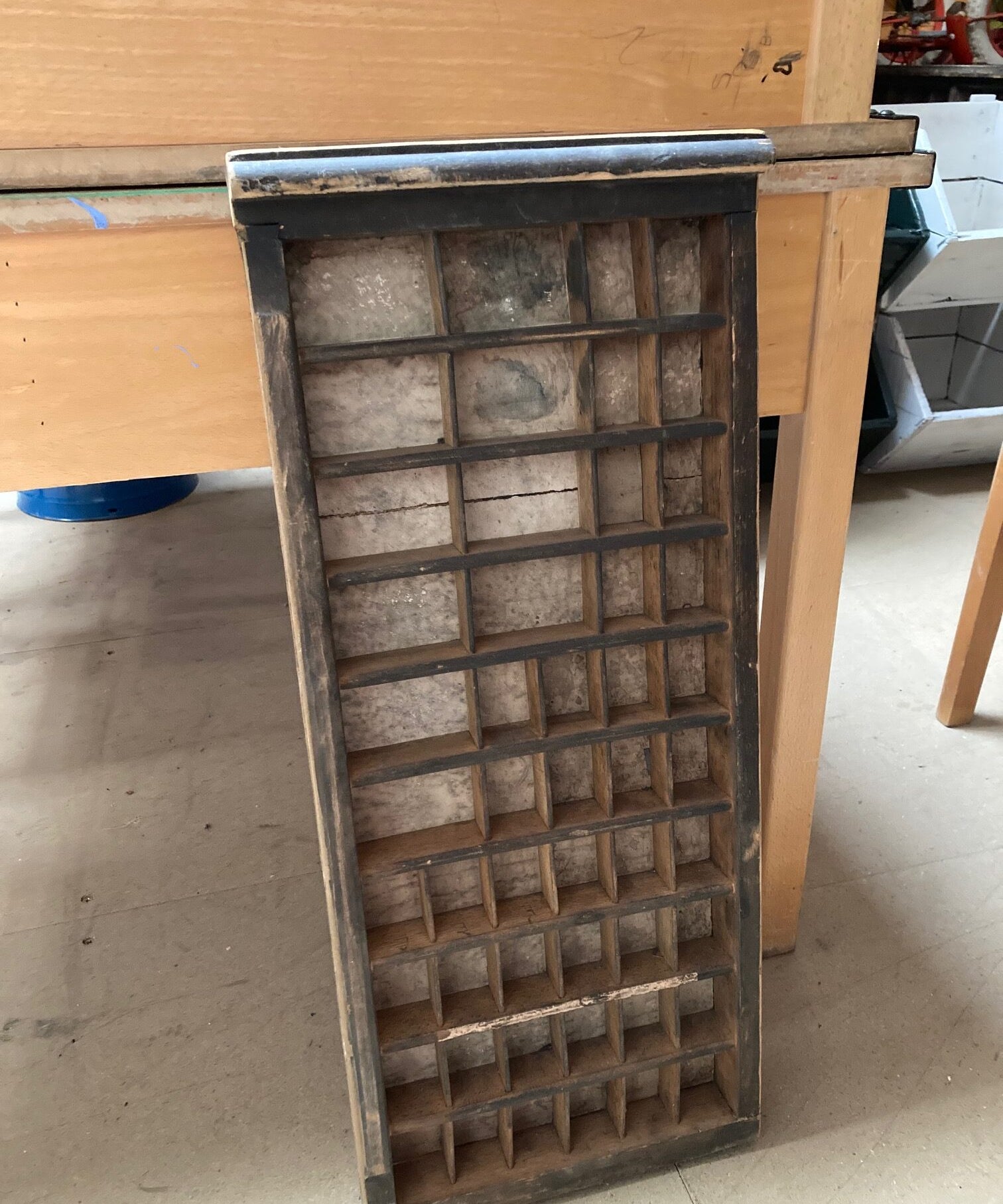 Letterpress-tray