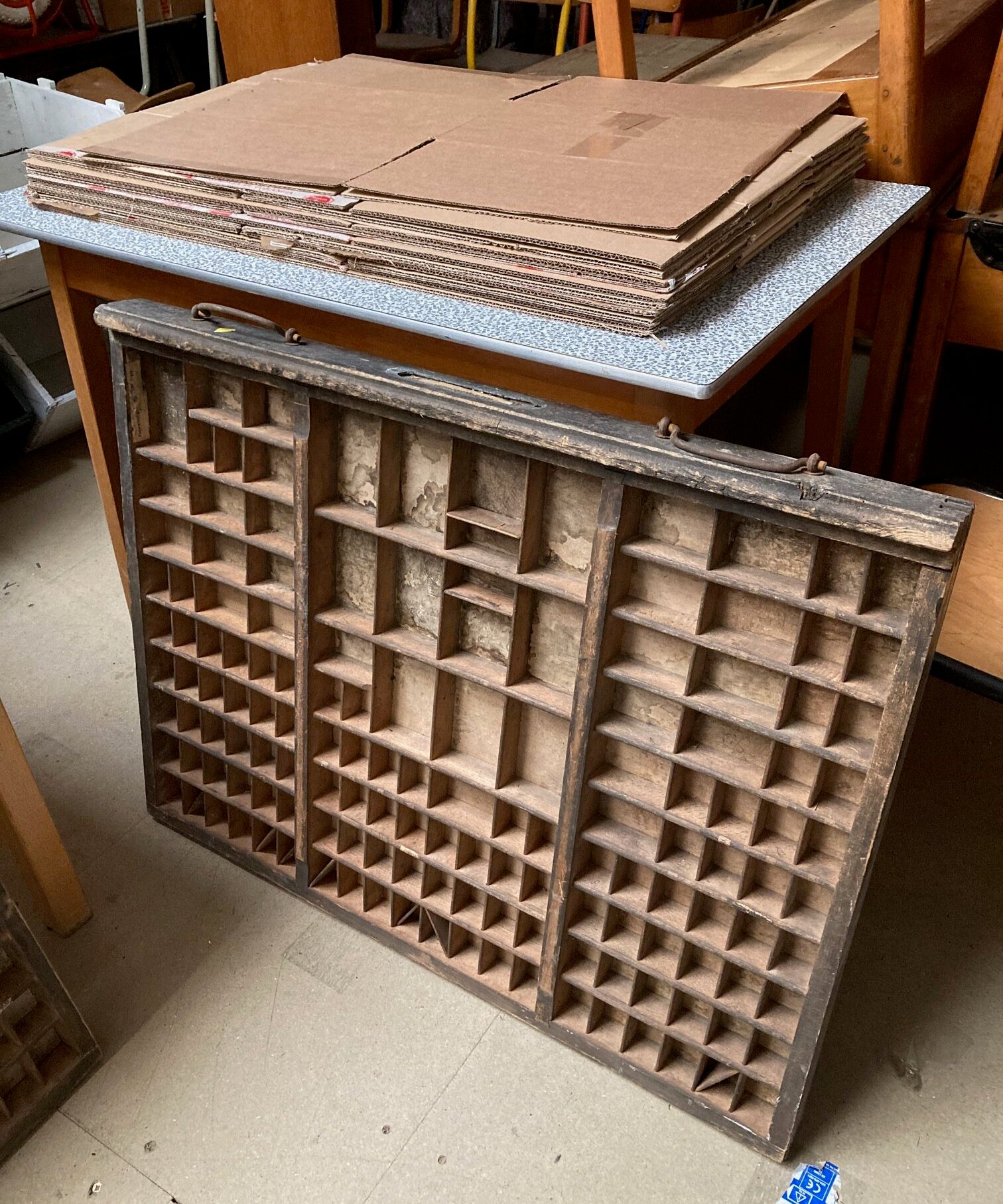 Letterpress-tray