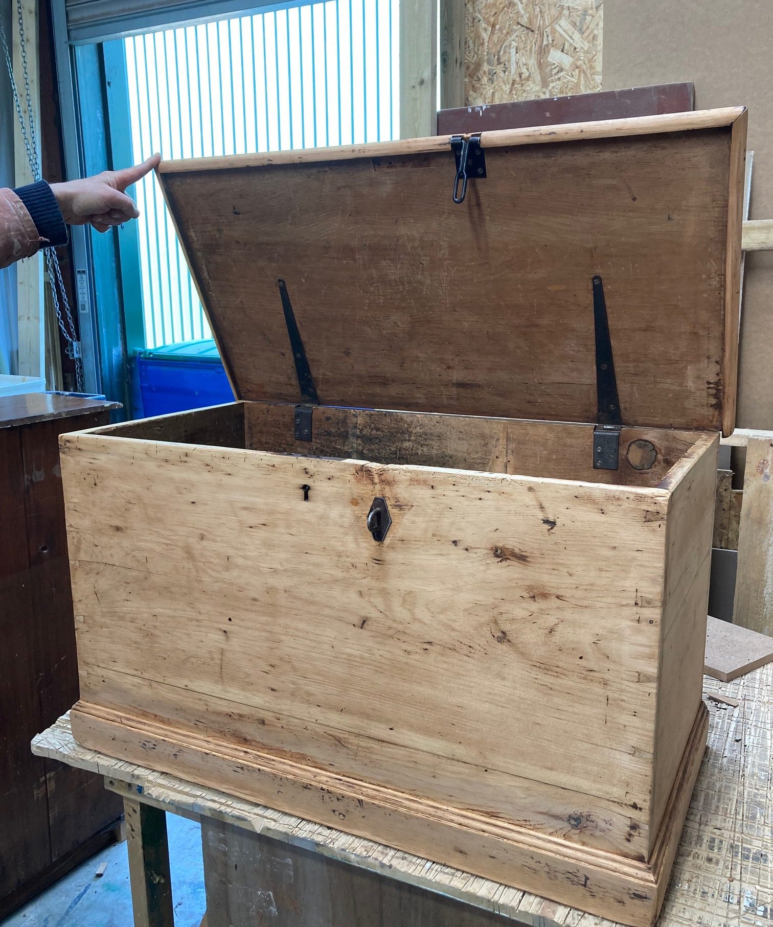 Wooden chest