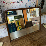 Mirror and Wooden Chair