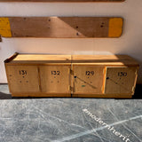 Two Wooden Lockers