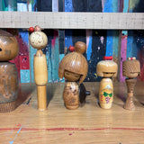 Six Sosaku Kokeshi Dolls