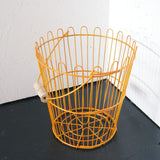 Children's Gold Wire Storage Basket with Handle