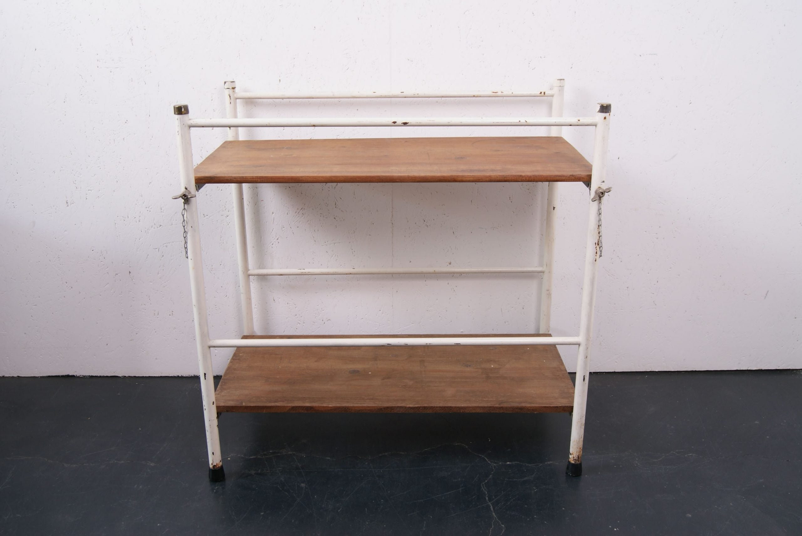 Children's Metal Framed Storage Unit with Wooden Shelves