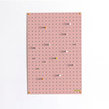 Medium Pink Pegboard by Block
