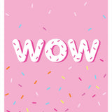 Children's Pink WOW Print by Doodlemoo