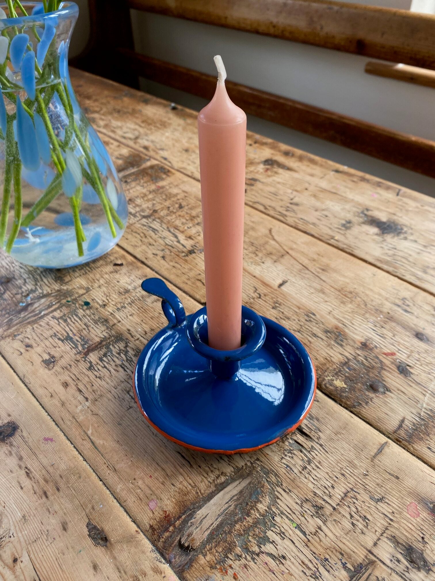 blue-enamel-candle-holder-1
