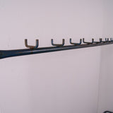 Vintage Blue Metal Coat Storage Rack