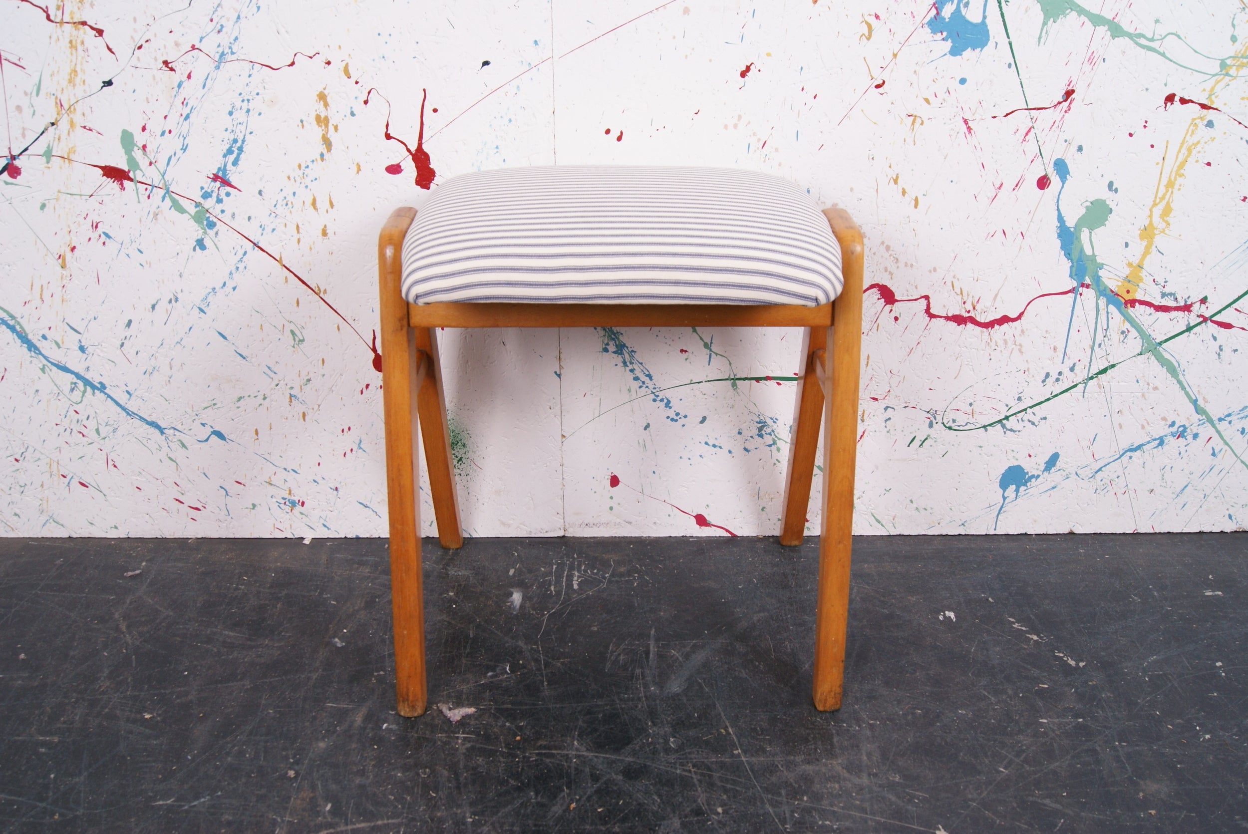 blue-ticking-stool-1