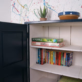 Blue Wooden Storage Cupboard