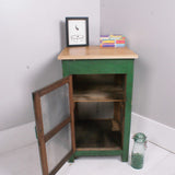 Children's Vintage Wooden Bedside Table/Cabinet