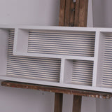 Children's Grey Treasure/Display Box with Blue Ticking