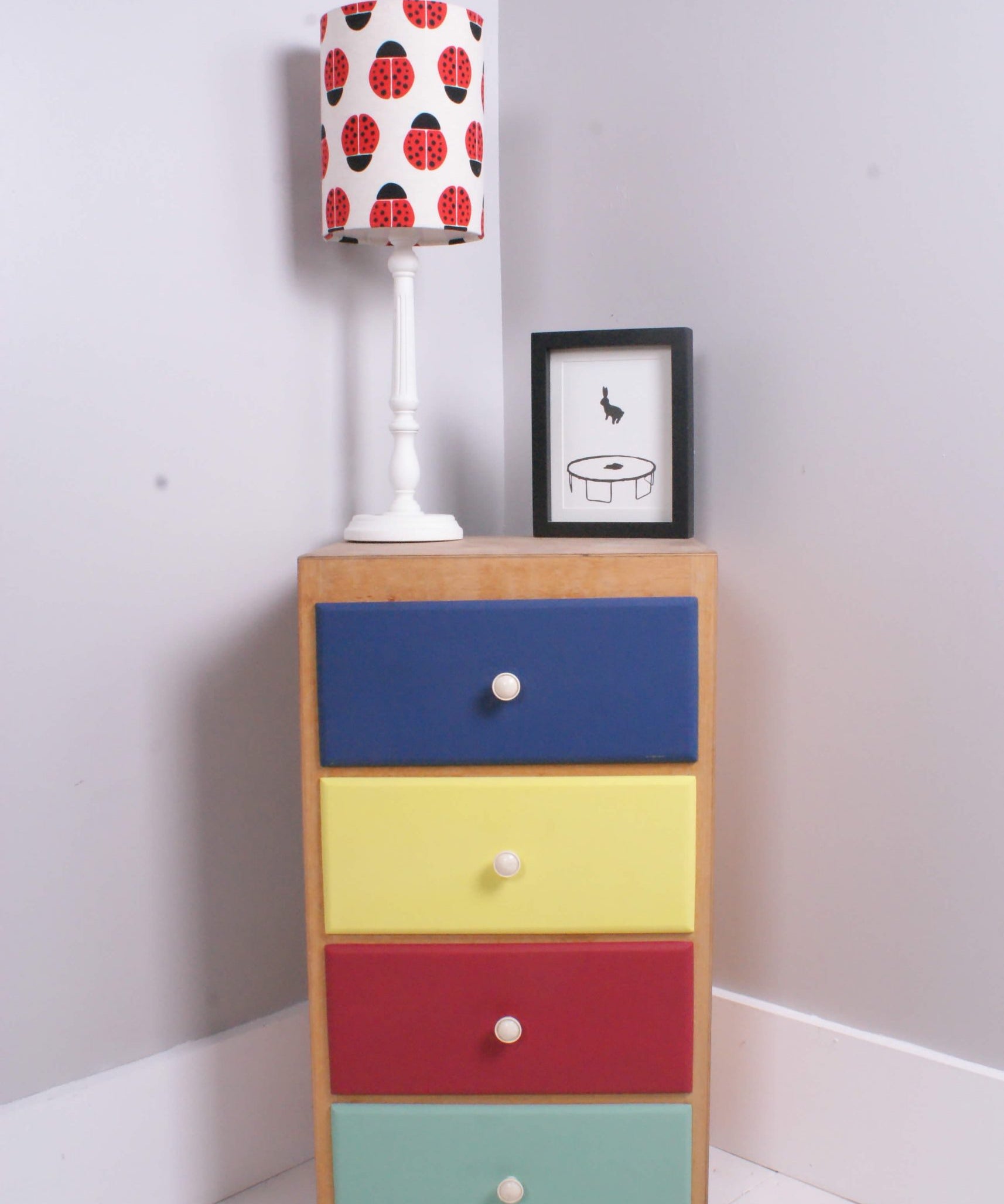 Children's Storage Cabinet with Colourful Drawers