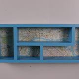 Children's Blue Wooden Display/Treasure Box