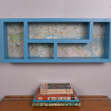 Children's Blue Wooden Display/Treasure Box
