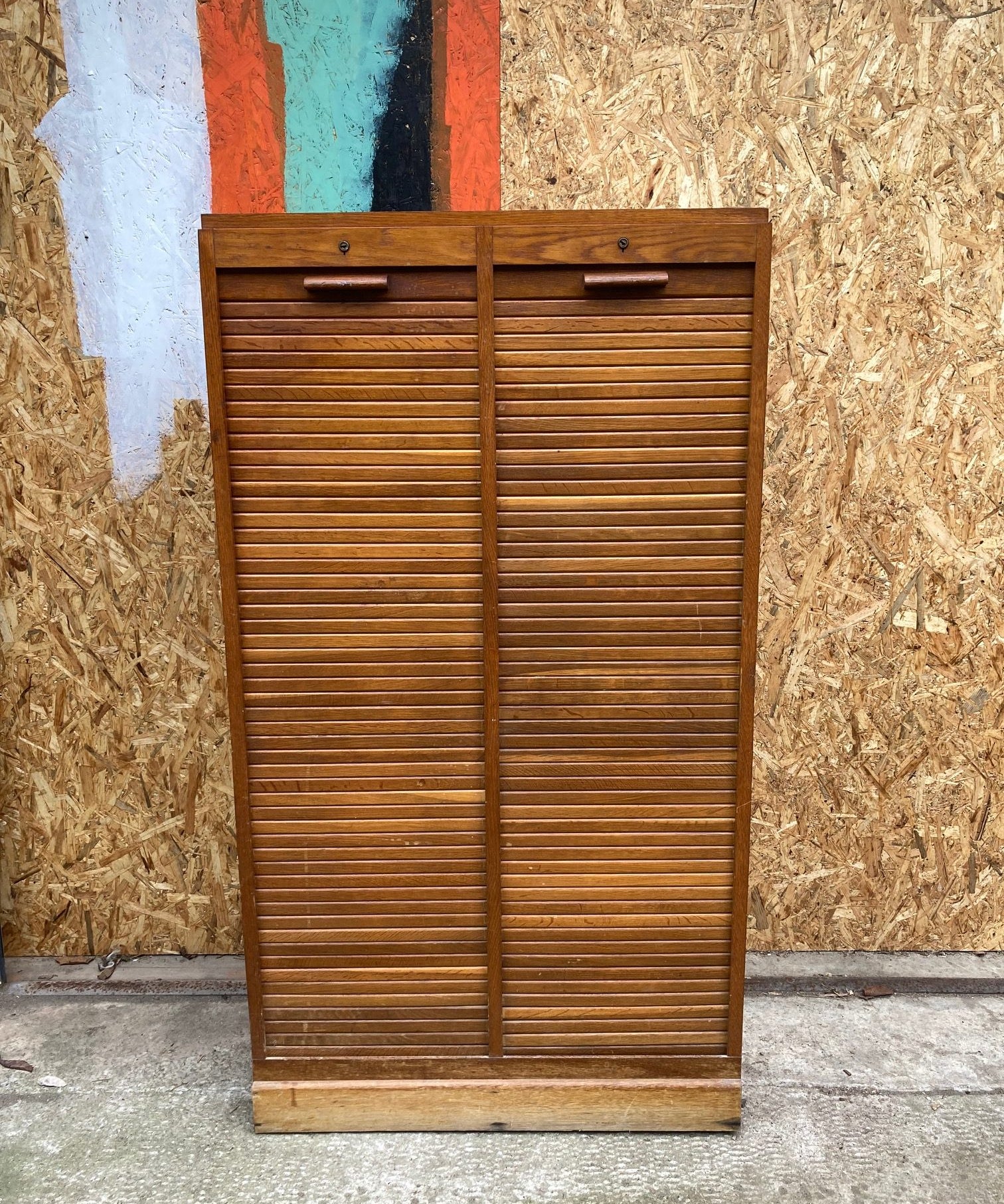 double-wooden-tambour-cabinet-1