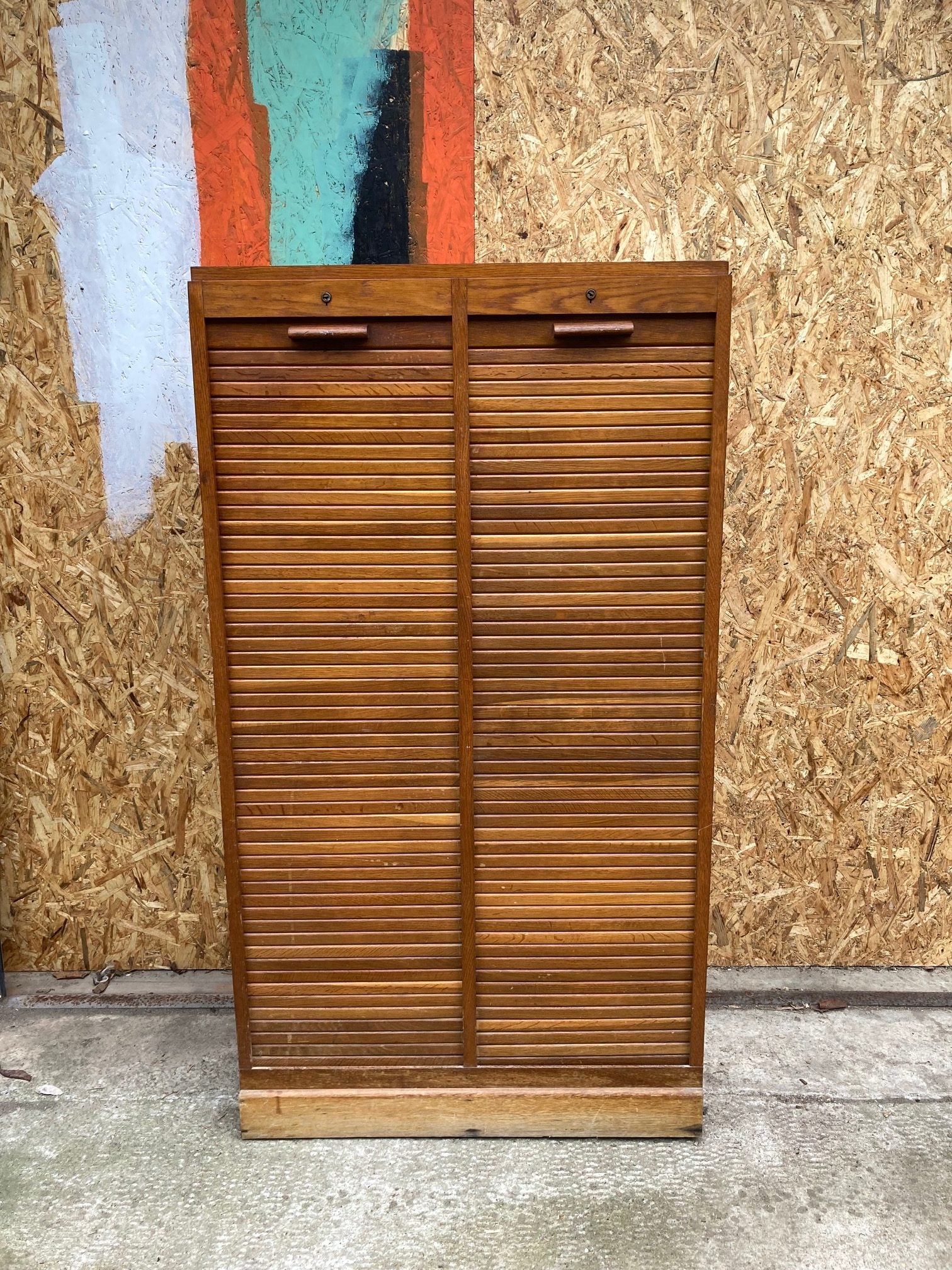 double-wooden-tambour-cabinet-1