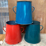 Medium Blue, Teal and Red Maggies