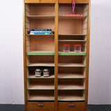 Vintage French Double Tambour Cabinet