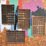 Vintage French Letterpress Trays