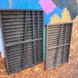 Vintage French Letterpress Trays