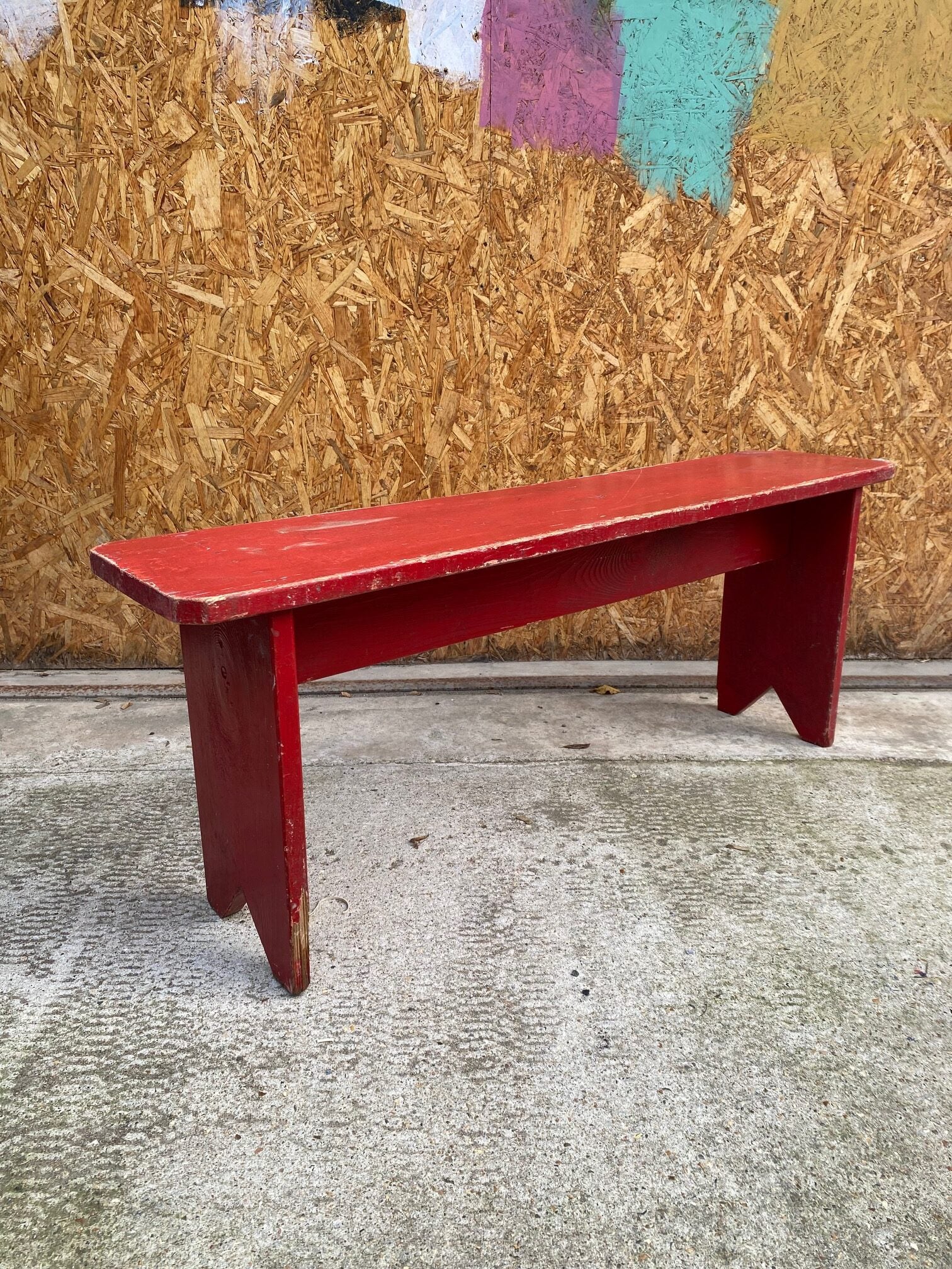 french-red-bench-4
