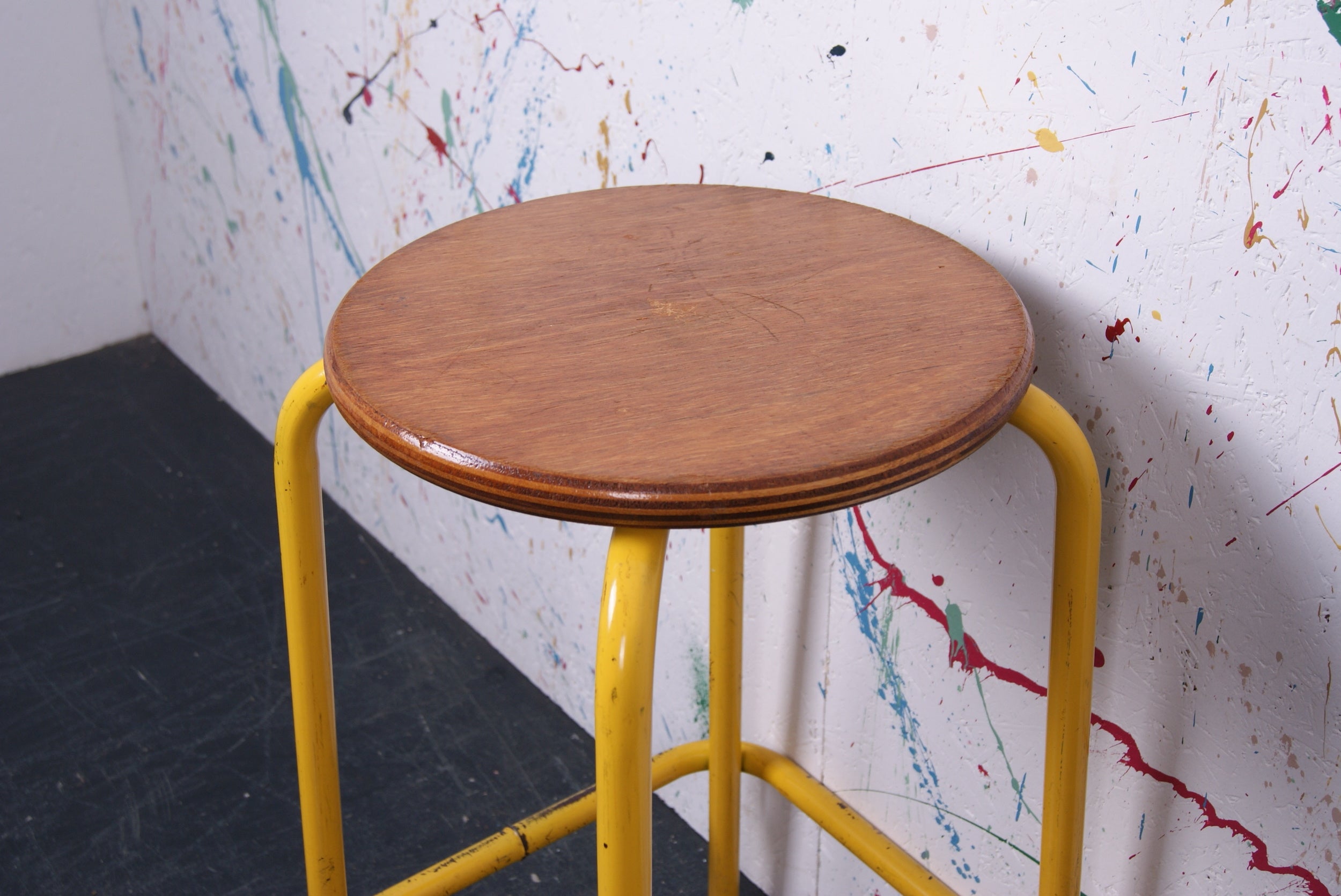 french-yellow-stool-3