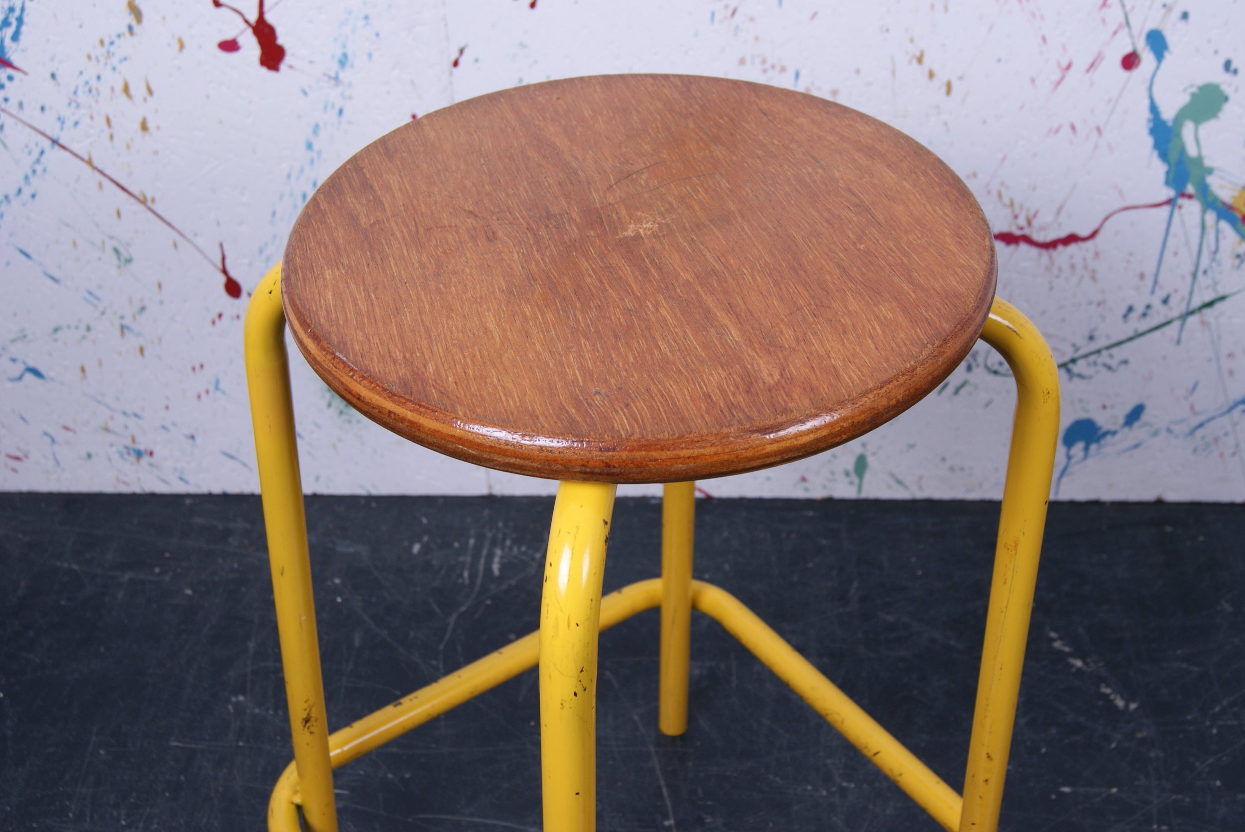 french-yellow-stool-5