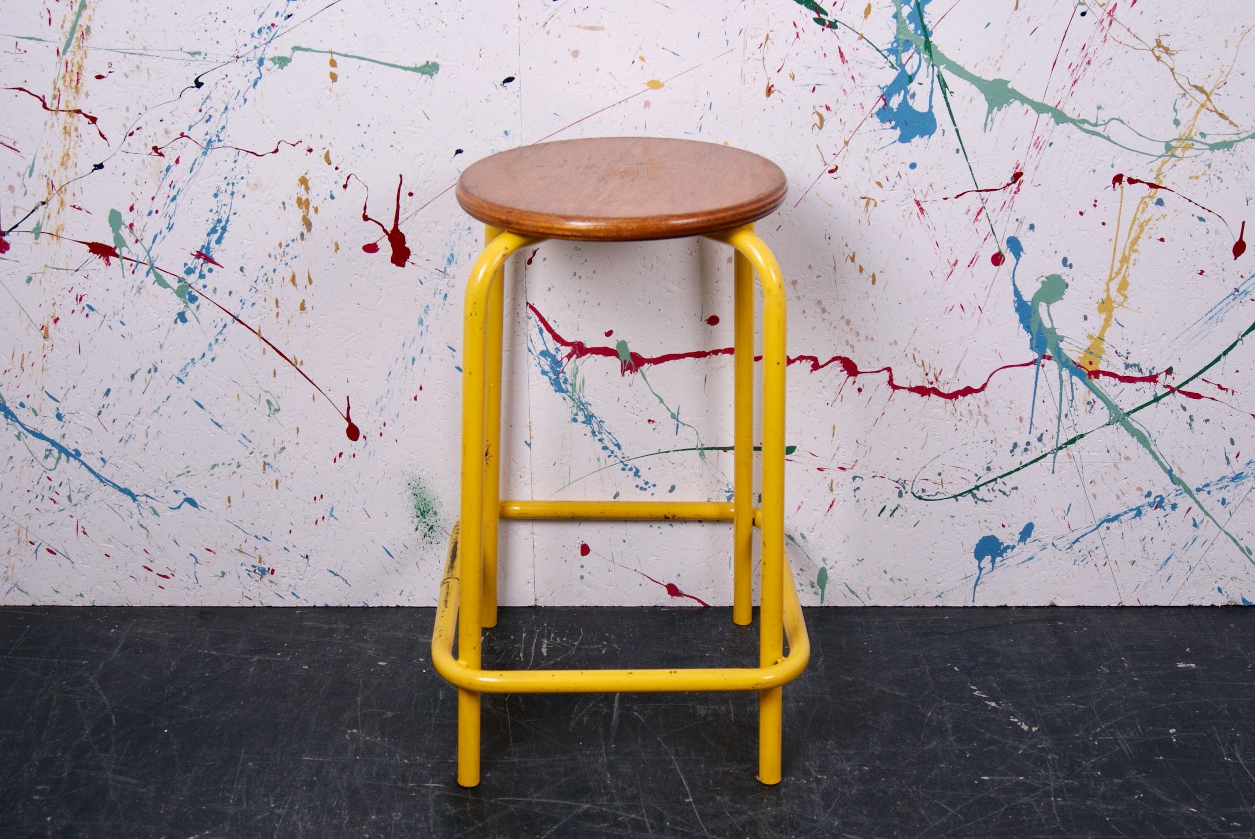 french-yellow-stool