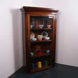 Glass fronted Wooden Storage Cabinet