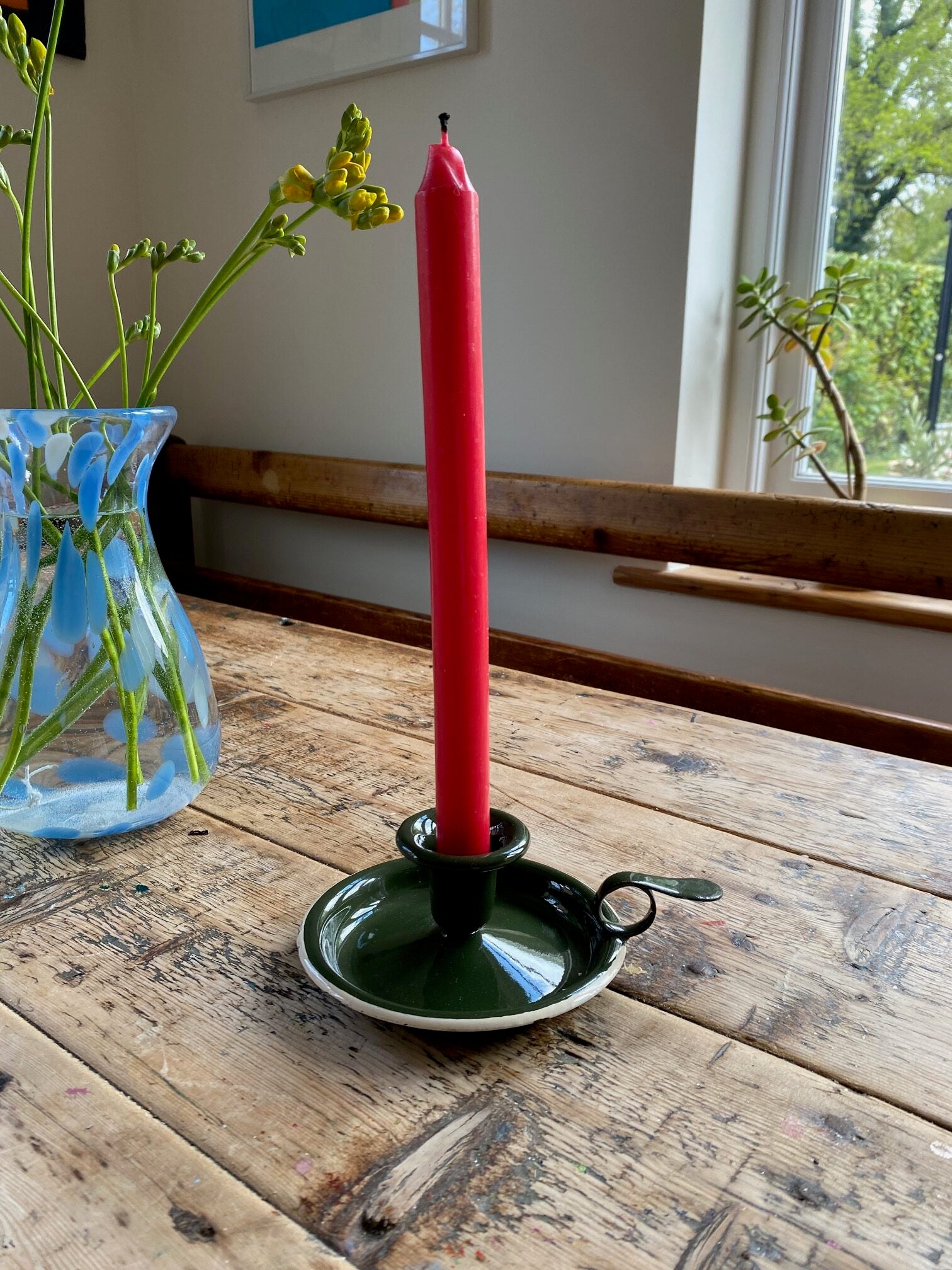 green-enamel-candle-holder-1