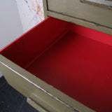 Dark Green Wooden Storage Cupboard