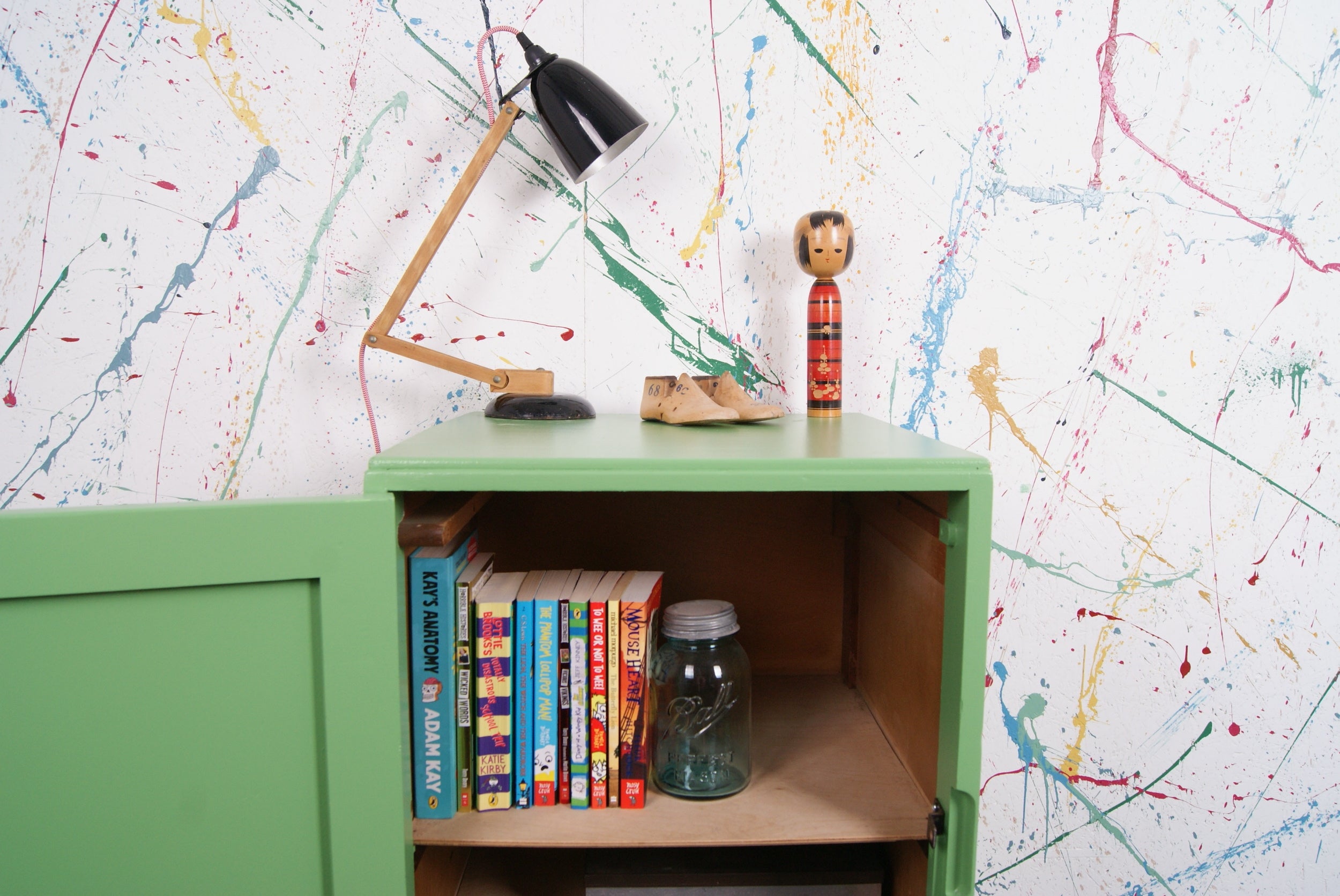 green-wooden-locker-12