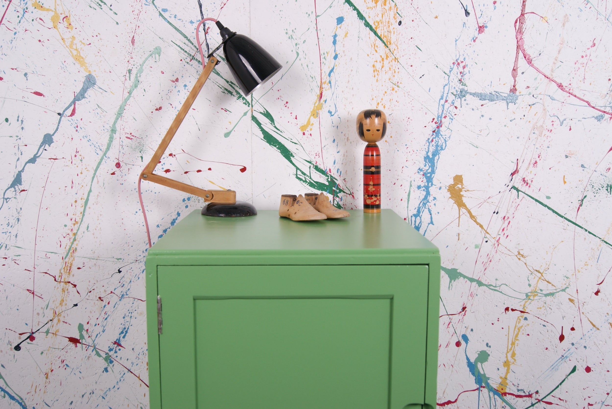 green-wooden-locker-7