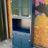 Vintage Lusty Maidsaver Cupboard with Glass Cabinet