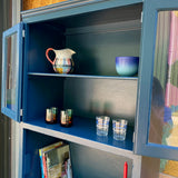 Vintage Lusty Maidsaver Cupboard with Glass Cabinet