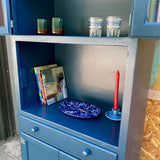 Vintage Lusty Maidsaver Cupboard with Glass Cabinet