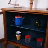Glass Cabinet Customised in Hague Blue
