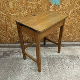 Wooden Lift up Lid Desk and Grey Chair